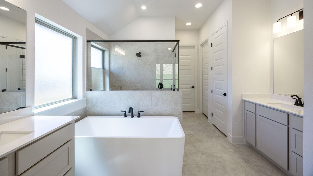 Furnished interior view inside a new home in Santa Rita Ranch - Eldorado, Liberty Hill (Image 8).