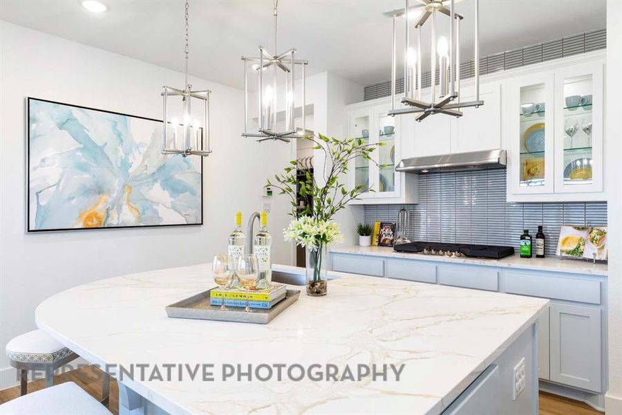 Furnished interior view inside a new home in Aster Park: 40ft. lots, McKinney (Image 10).