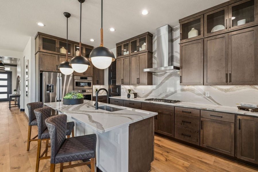 Representative furnished interior of a home built from the 1 by Trumark Homes in Festival at RainDance, Windsor (Image 19).