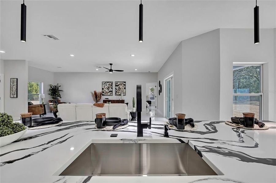 Furnished interior view inside a new home in , Weeki Wachee (Image 9).