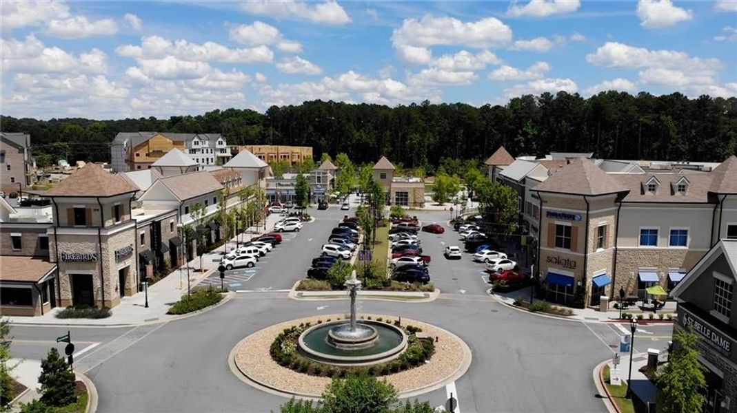 Once you are there you can cross the bridge to Peachtree City Center to enjoy more yummy food and shopping! Come see us today!!