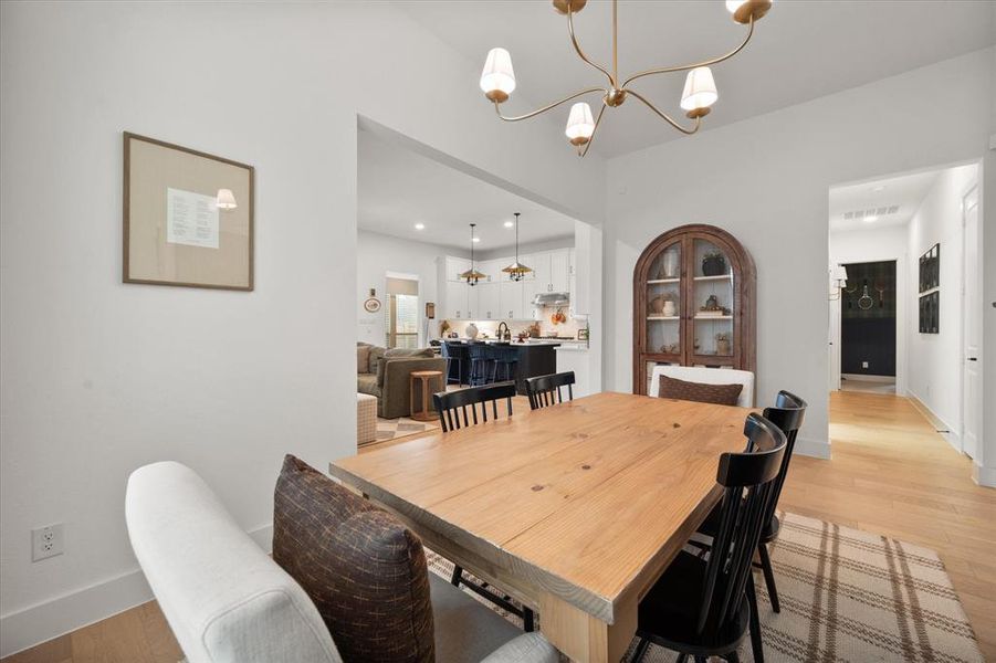 Furnished interior view inside a new home in BridgeWater, Midlothian (Image 29).