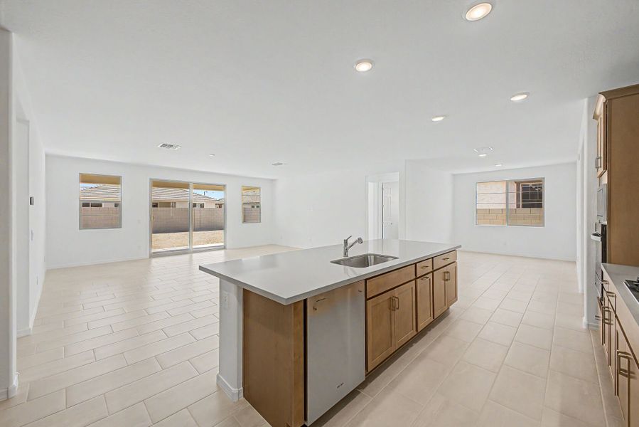 Furnished interior view inside a new home in Las Ventanas, Goodyear (Image 5).