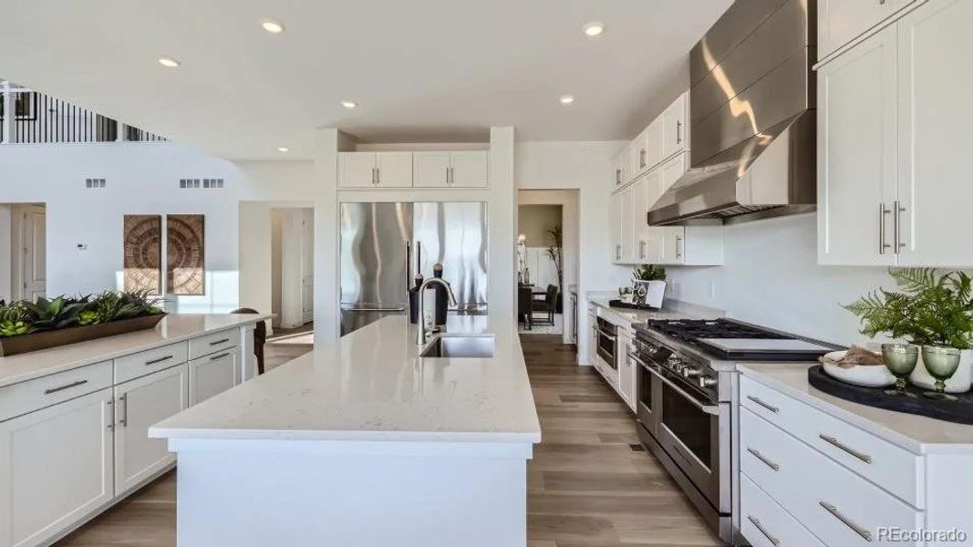 Furnished interior view inside a new home in Macanta: The Legends Collection, Castle Rock (Image 7).