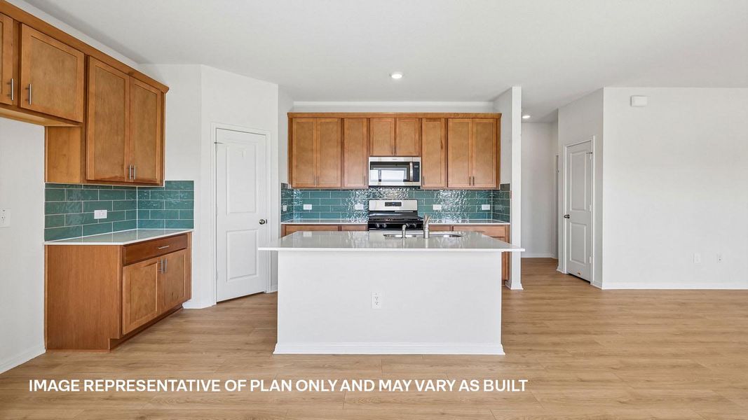 Furnished interior view inside a new home in Carillon, Manor (Image 6).