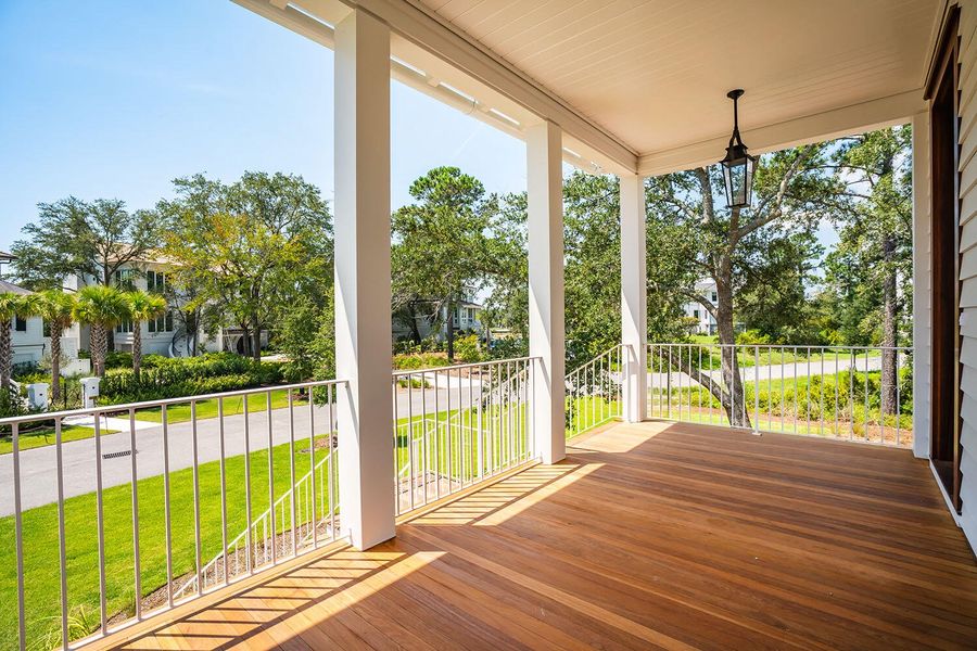 Exterior details and patio area of a home in , Johns Island (Image 28).