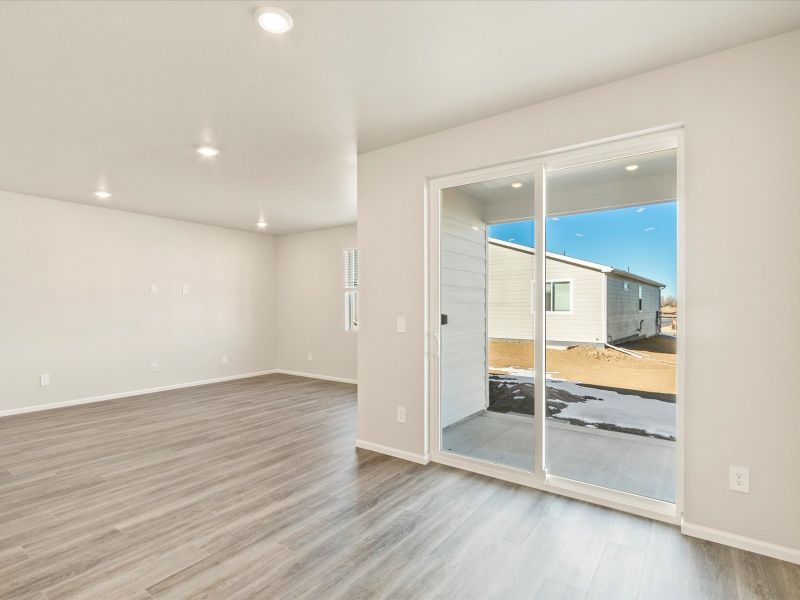 The Cherry Creek floorplan interior image taken at a Meritage Homes community in Northern Colorado.