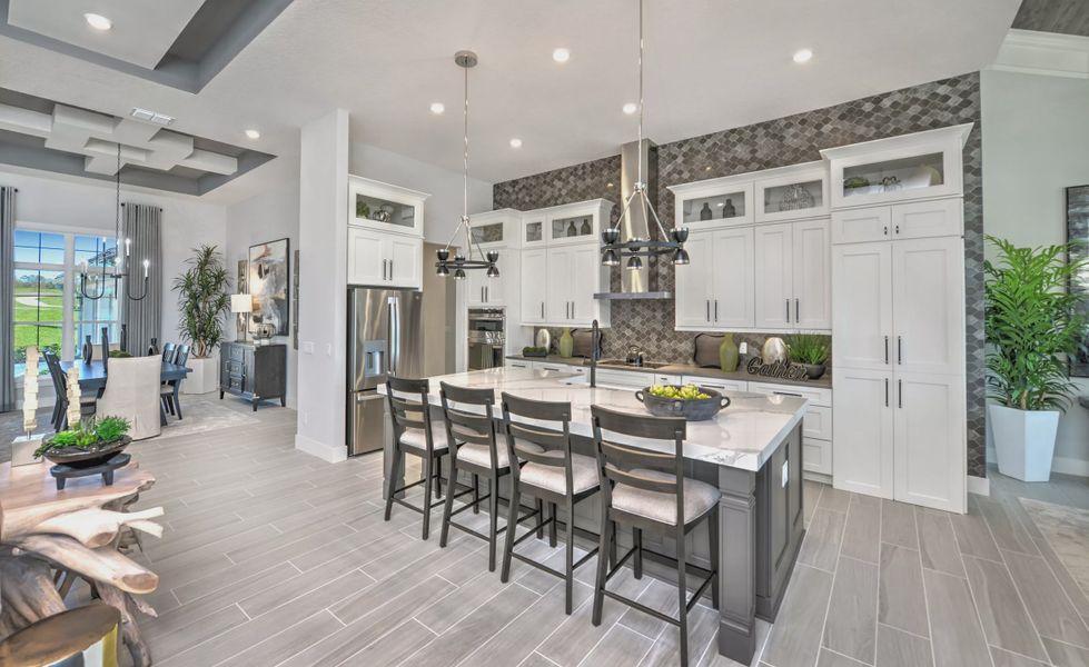 Furnished interior view inside a new home in West Hill Estates, Dade City (Image 6).