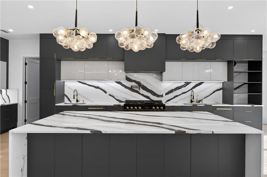 Furnished interior view inside a new home in , Atlanta (Image 15).