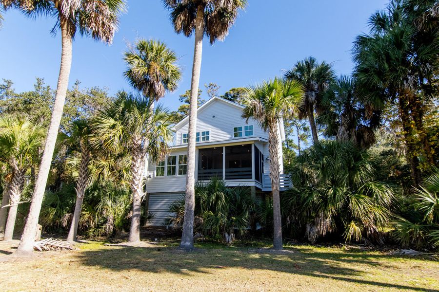 Front exterior of a new home in , Edisto Island, SC, highlighting curb appeal (Image 1).