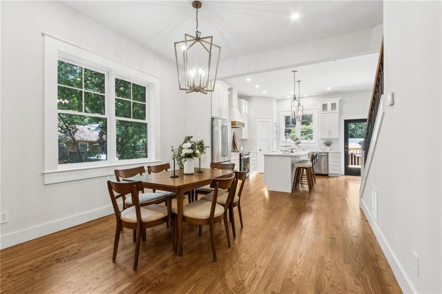 Furnished interior view inside a new home in , Pine Lake (Image 11).