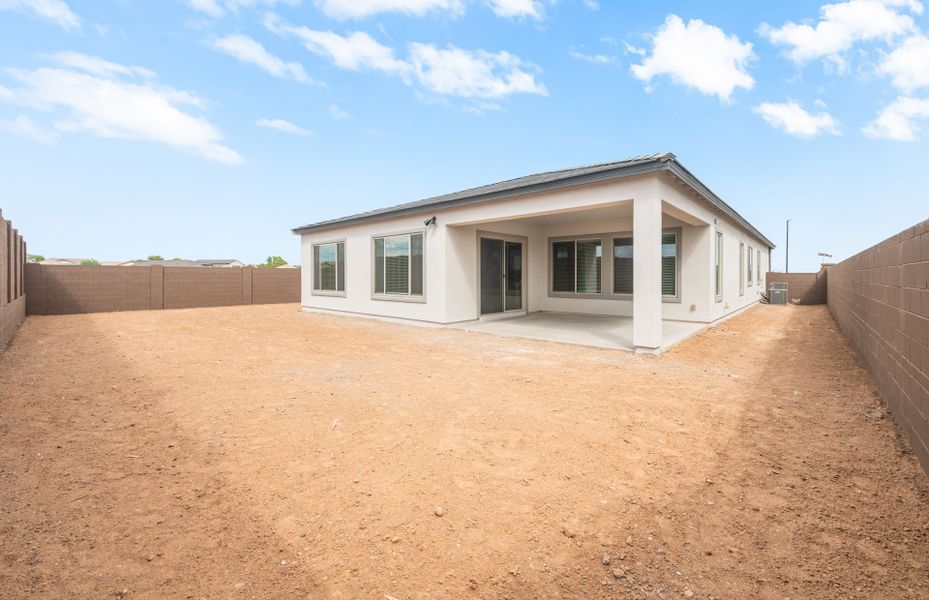 Exterior details and patio area of a home in Artisan at Asante, Surprise (Image 3).