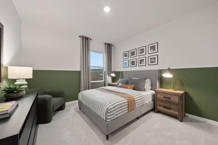 Photo of Centex model home with same floor plan, not of actual home listed.