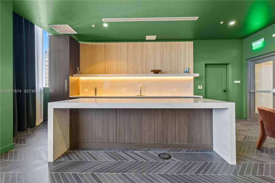 Furnished interior view inside a new home in , Miami (Image 7).