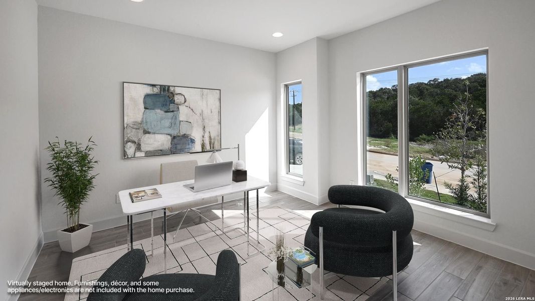 Furnished interior view inside a new home in Hidden Canyon, San Antonio (Image 15).