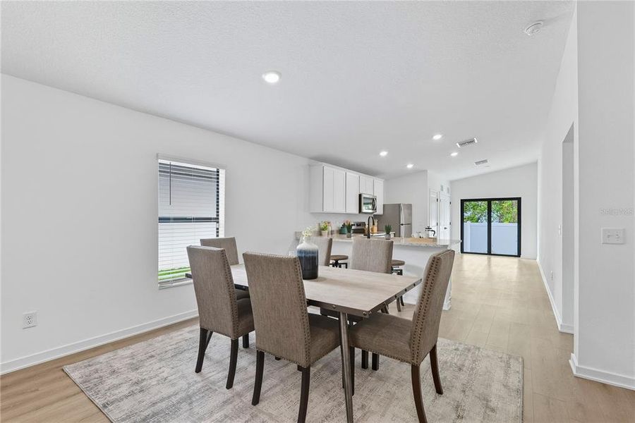 Furnished interior view inside a new home in , Tampa (Image 10). Furnished interior view inside a new home in , Tampa (Image 10).