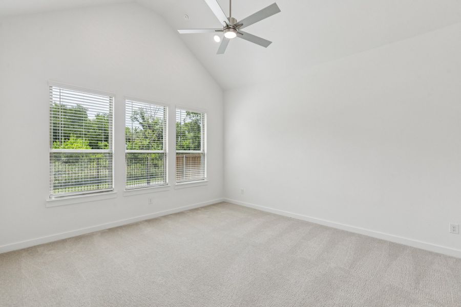 Primary Suite in the Da Vinci II home plan by Trophy Signature Homes – REPRESENTATIVE PHOTO Primary Suite in the Da Vinci II home plan by Trophy Signature Homes – REPRESENTATIVE PHOTO