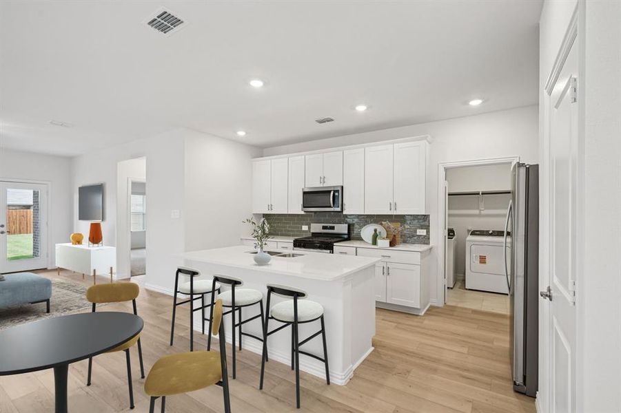 Photo is not of the actual home, but is an inspirational photo of builder’s model home and may depict options, furnishings, and/or decorator features that are not included.