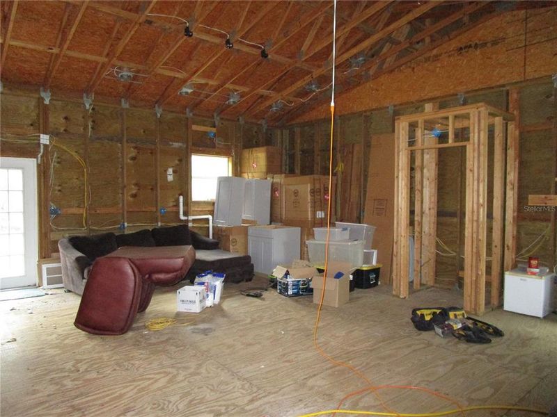 In-progress construction of a new home in , Dade City, FL (Image 15).