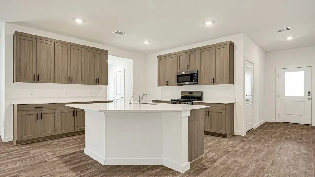 Furnished interior view inside a new home in Evergreen, Rosenberg (Image 6). Furnished interior view inside a new home in Evergreen, Rosenberg (Image 6).
