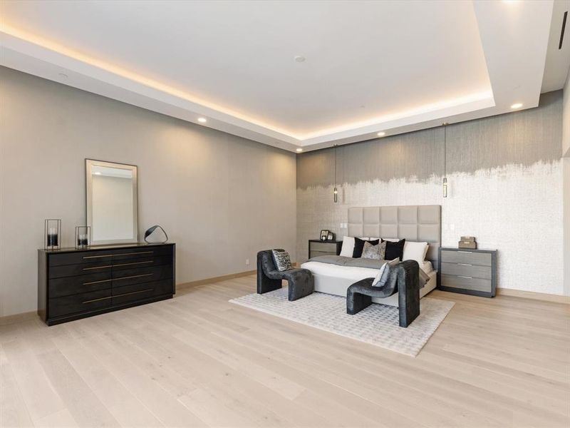 Furnished interior view inside a new home in , Dallas (Image 6).