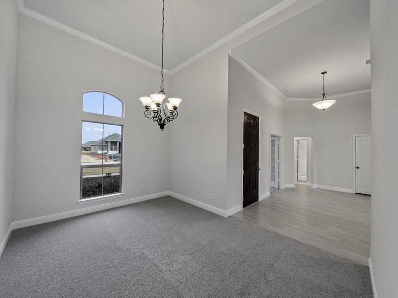 Representative unfurnished interior of a home built from the Jude by Robbie Hale Homes in High Meadows Estates, Nevada (Image 33).