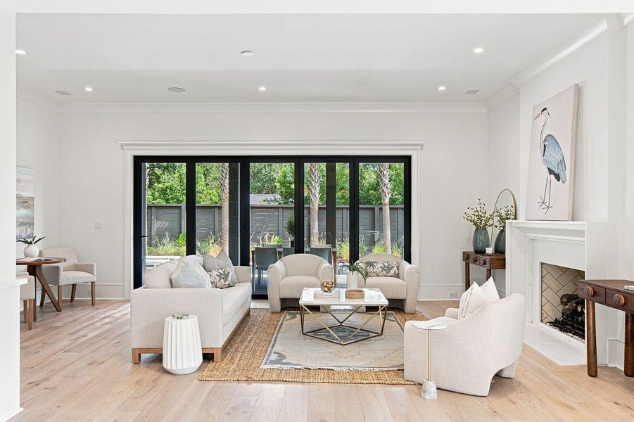 Furnished interior view inside a new home in , Mount Pleasant (Image 61).