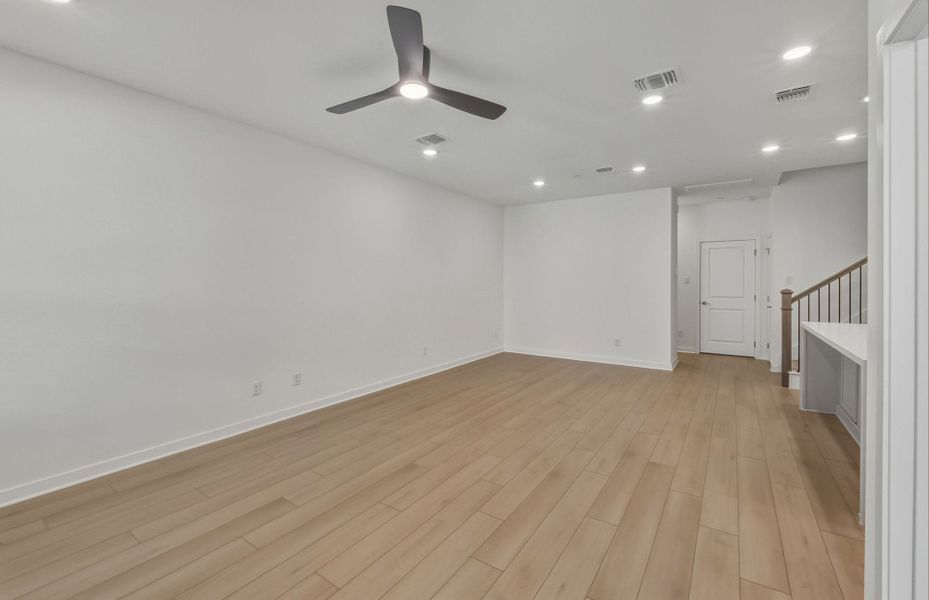 Spacious, unfurnished interior of a new home in Monarch on Main, Round Rock (Image 30).