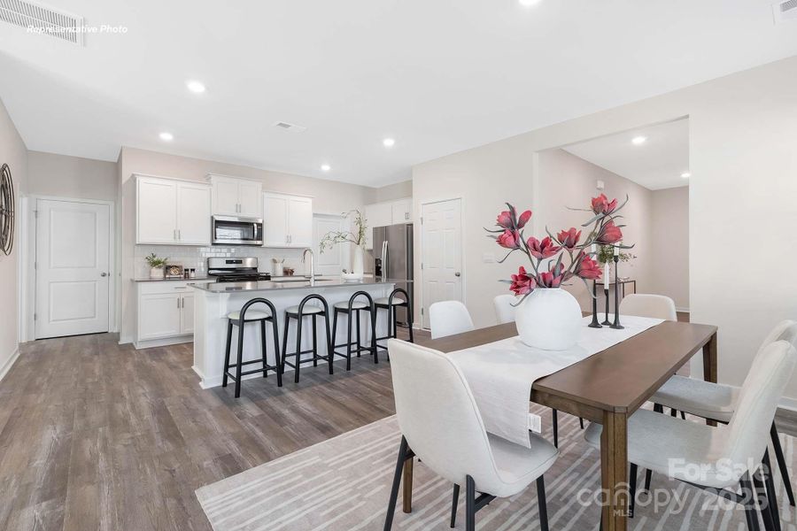 Furnished interior view inside a new home in Secrest Commons, Monroe (Image 23). Furnished interior view inside a new home in Secrest Commons, Monroe (Image 23).