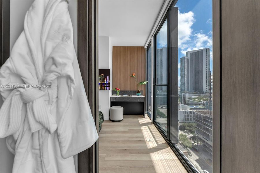 Close-up of interior finishes inside a home in , Miami (Image 22).