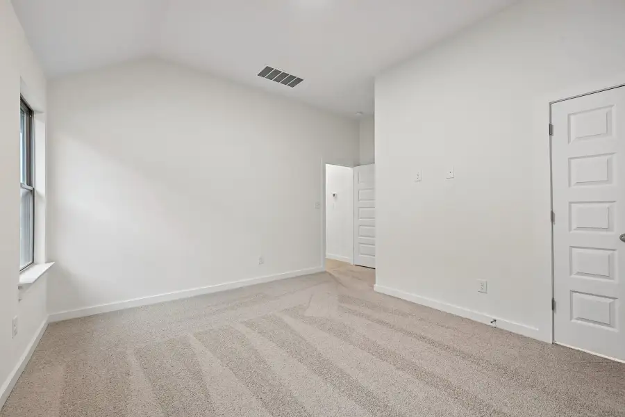 Representative unfurnished interior of a home built from the Amber II by Trophy Signature Homes in Evelyn, Austin (Image 26). Representative unfurnished interior of a home built from the Amber II by Trophy Signature Homes in Evelyn, Austin (Image 26).