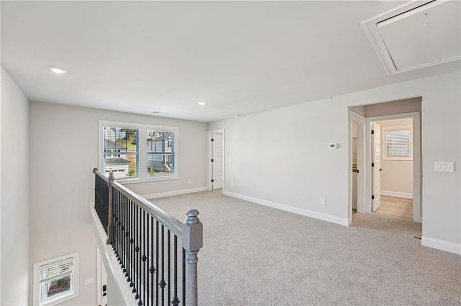 Spacious, unfurnished interior of a new home in Hemingway - Reserve Series, Cumming (Image 29). Spacious, unfurnished interior of a new home in Hemingway - Reserve Series, Cumming (Image 29).