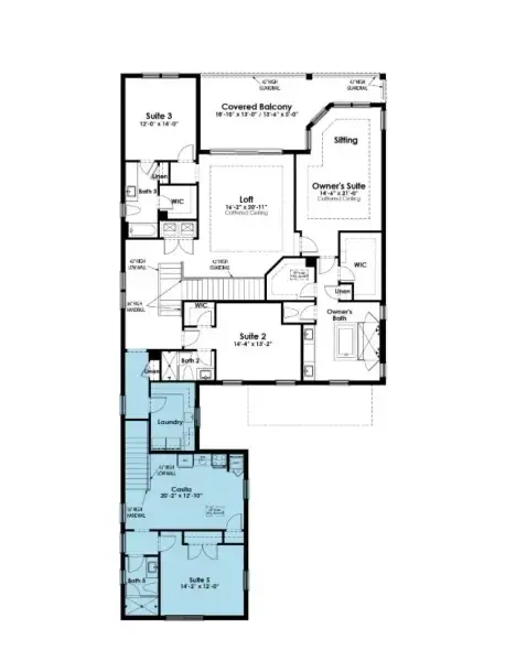 2D floor plan layout of this home in Artistry Palm Beach, Palm Beach Gardens, FL (Image 6). 2D floor plan layout of this home in Artistry Palm Beach, Palm Beach Gardens, FL (Image 6).
