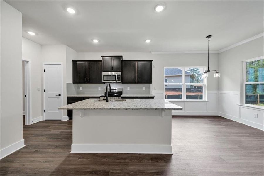 Furnished interior view inside a new home in Canterbury Villas, Carrollton (Image 7).