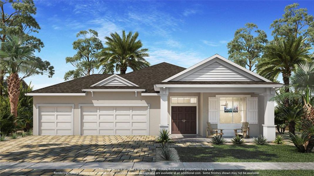 Front exterior of a new home in , Deland, FL, highlighting curb appeal (Image 1). Front exterior of a new home in , Deland, FL, highlighting curb appeal (Image 1).