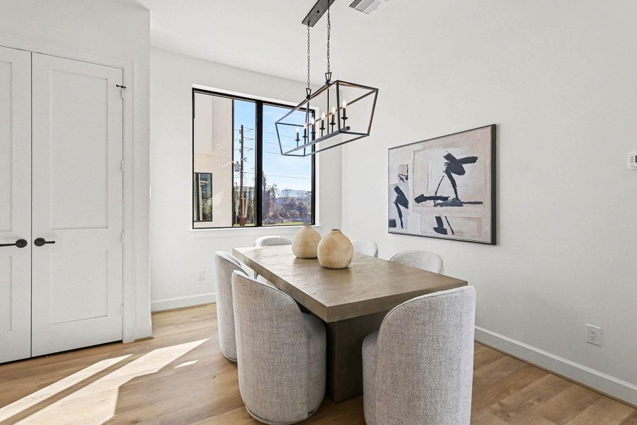 Furnished interior view inside a new home in , Houston (Image 13).