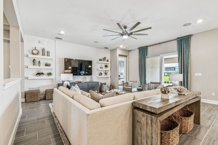 Furnished interior view inside a new home in River Preserve Estates, Parrish (Image 75).