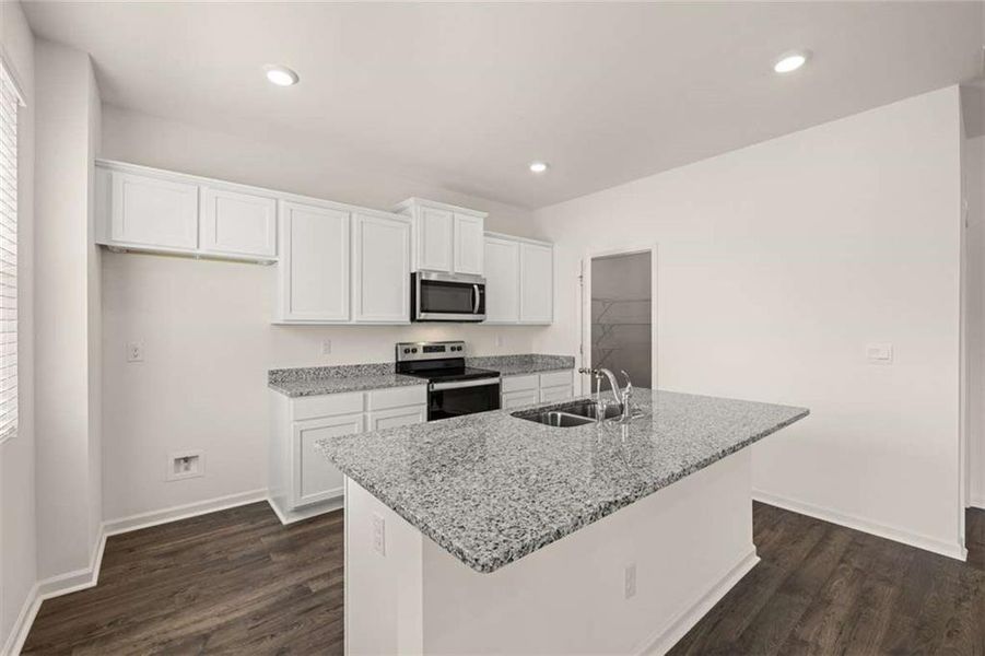 Furnished interior view inside a new home in Champion's Run, Lithonia (Image 8).