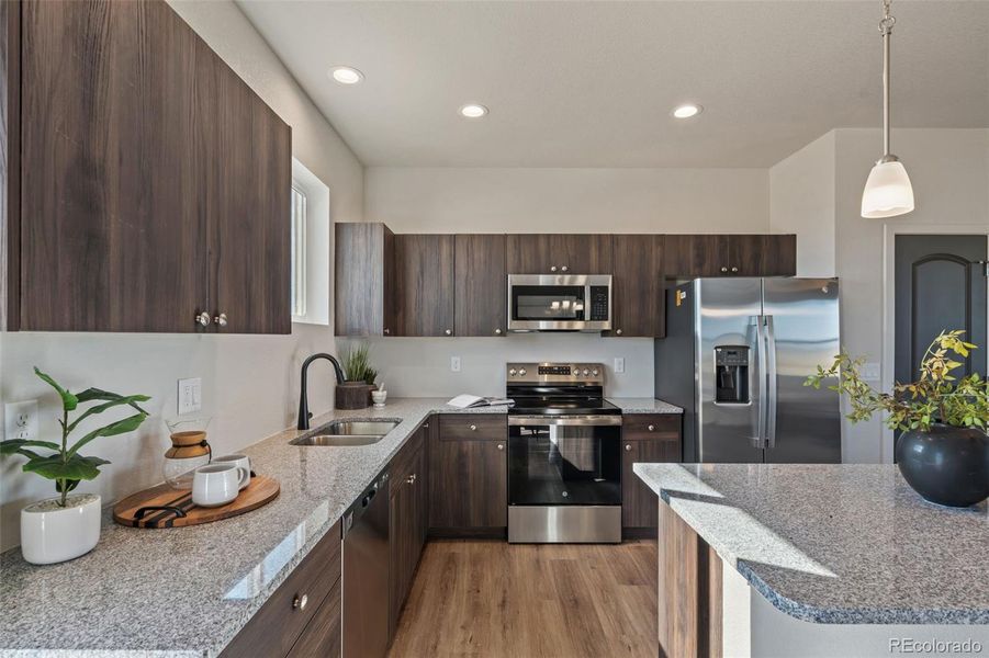 Furnished interior view inside a new home in , Calhan (Image 11).
