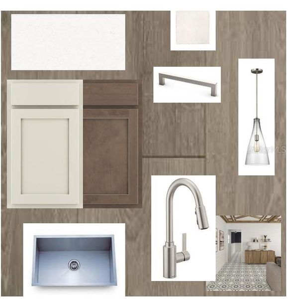 Sample of building materials used in homes in Chapel Crossings, Wesley Chapel (Image 3).