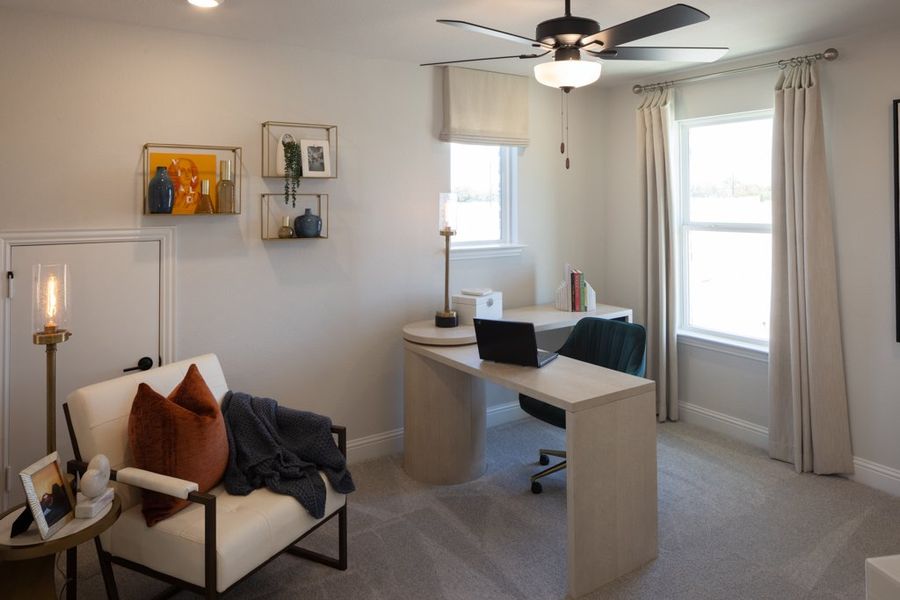 Furnished interior view inside a new home in North Sky Celina, Celina (Image 13).
