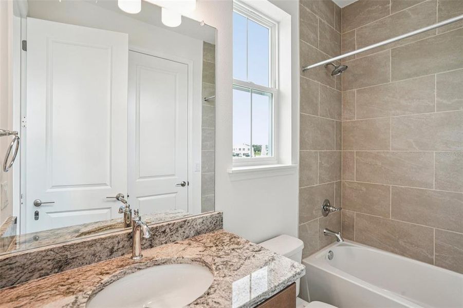 Furnished interior view inside a new home in Isla Mirada, San Antonio (Image 8).