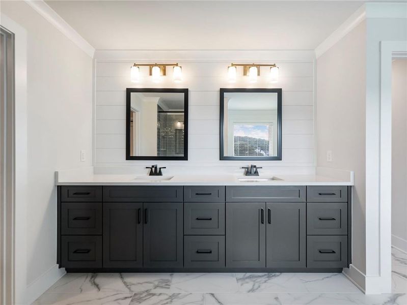 Furnished interior view inside a new home in , Buford (Image 13).