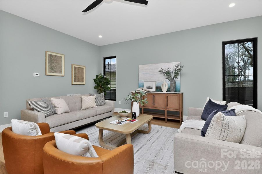 Furnished interior view inside a new home in , Charlotte (Image 5).