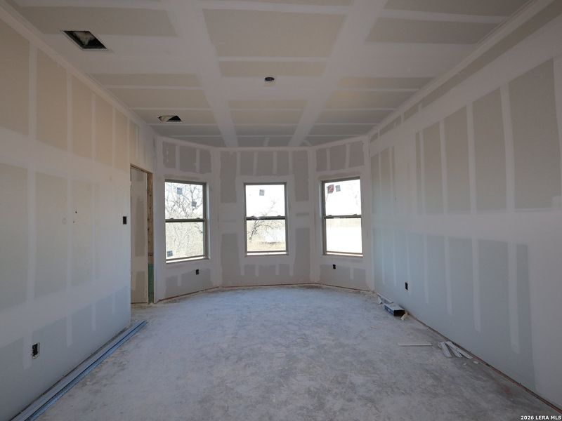 In-progress construction of a new home in Cinco Lakes, San Antonio, TX (Image 22).