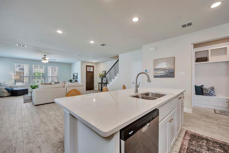 Furnished interior view inside a new home in , Corinth (Image 29).