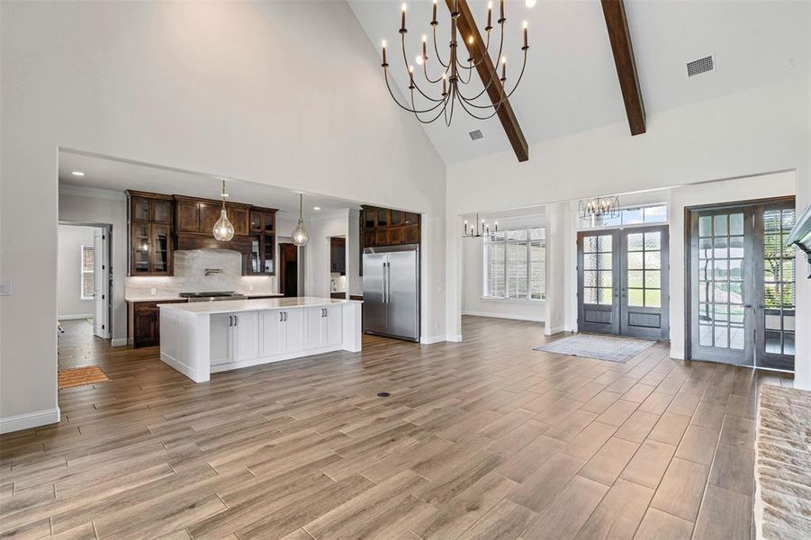 Furnished interior view inside a new home in , Aledo (Image 16). Furnished interior view inside a new home in , Aledo (Image 16).