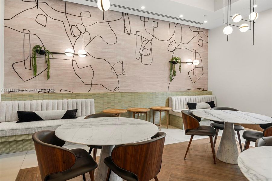 Furnished interior view inside a new home in , Coral Gables (Image 7). Furnished interior view inside a new home in , Coral Gables (Image 7).