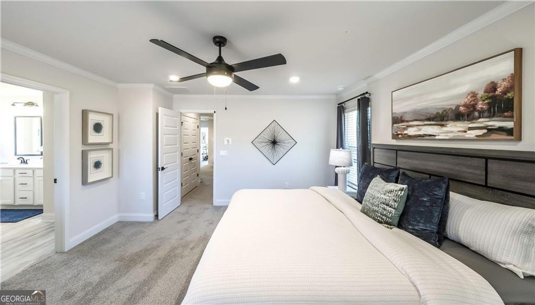 Furnished interior view inside a new home in Canterbury Villas, Carrollton (Image 21).