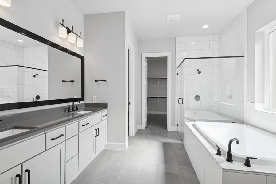 Furnished interior view inside a new home in Grand Central Park 55' Homesites, Conroe (Image 6). Furnished interior view inside a new home in Grand Central Park 55' Homesites, Conroe (Image 6).